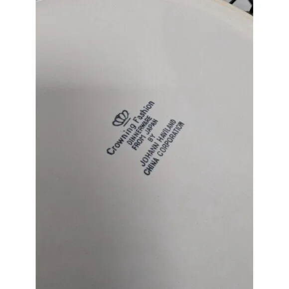 Vintage Johann Haviland Blue Bouquet Crowning Fashion Dinner Plates Set of 3 - Picture 6 of 6